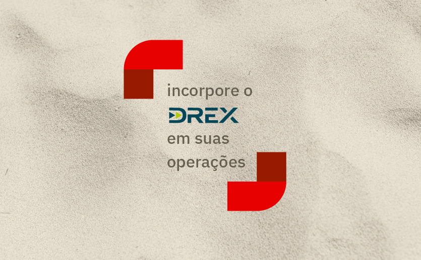 Capa que ilustra o post no blog da RTM sobre o Drex. No meio, há a frase "incorpore o Drex em suas operações".